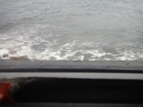This strip of land between me and the waves